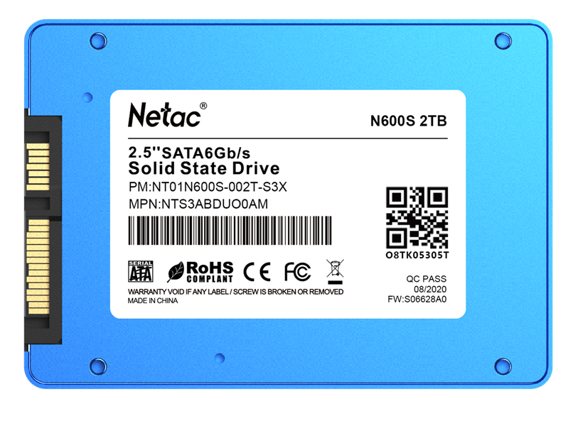 Накопитель SSD Netac SATA-III 2TB NT01N600S-002T-S3X N600S 2.5"