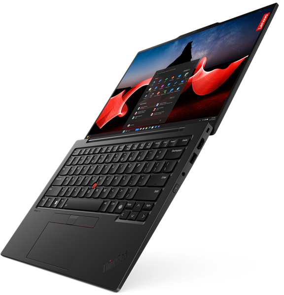 Ноутбук ThinkPad X1 Carbon Gen 12 14" WUXGA (1920x1200) IPS 400N, Intel Ultra 7 155U, 16GB DDR5, 512GB SSD M.2, Intel Graphics, WiFi6,BT, FPR, LTE, FHD Cam, KB Eng/Ru,65W USB-C, Win 11 Pro, 1Y, 1.09kg