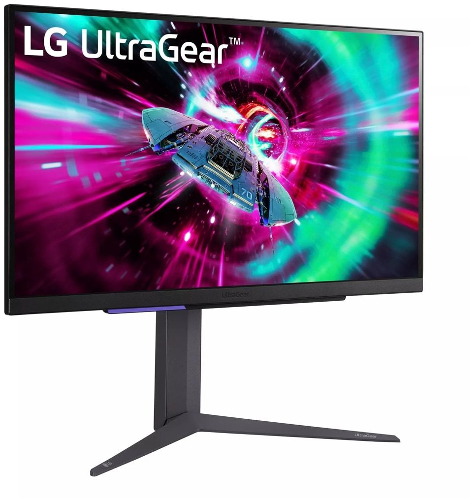 Монитор LG 27" UltraGear 27GR93U-B черный IPS LED 16:9 HDMI матовая HAS 320cd 178гр/178гр 3840x2160 144Hz G-Sync FreeSync Premium DP UHD USB 6.4кг