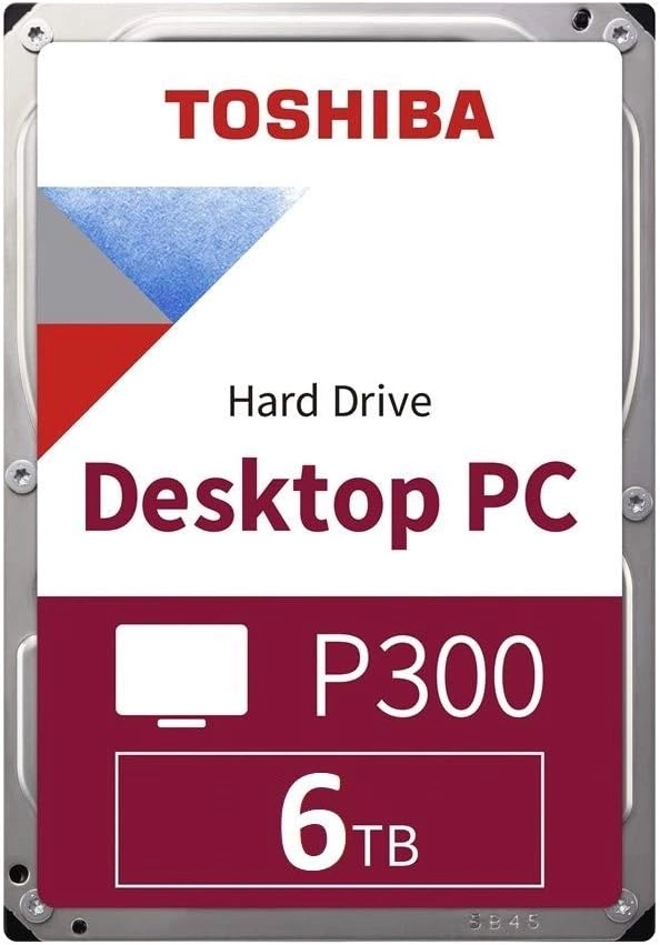 Жесткий диск Toshiba SATA-III 6TB HDWD260UZSVA Desktop P300 (5400rpm) 128Mb 3.5"