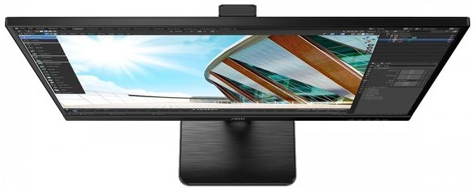 Монитор AOC 27" Pro Q27P2Q черный IPS LED 4ms 16:9 HDMI M/M матовая HAS Piv 300cd 178гр/178гр 2560x1440 75Hz VGA DP 2K USB 6.31кг