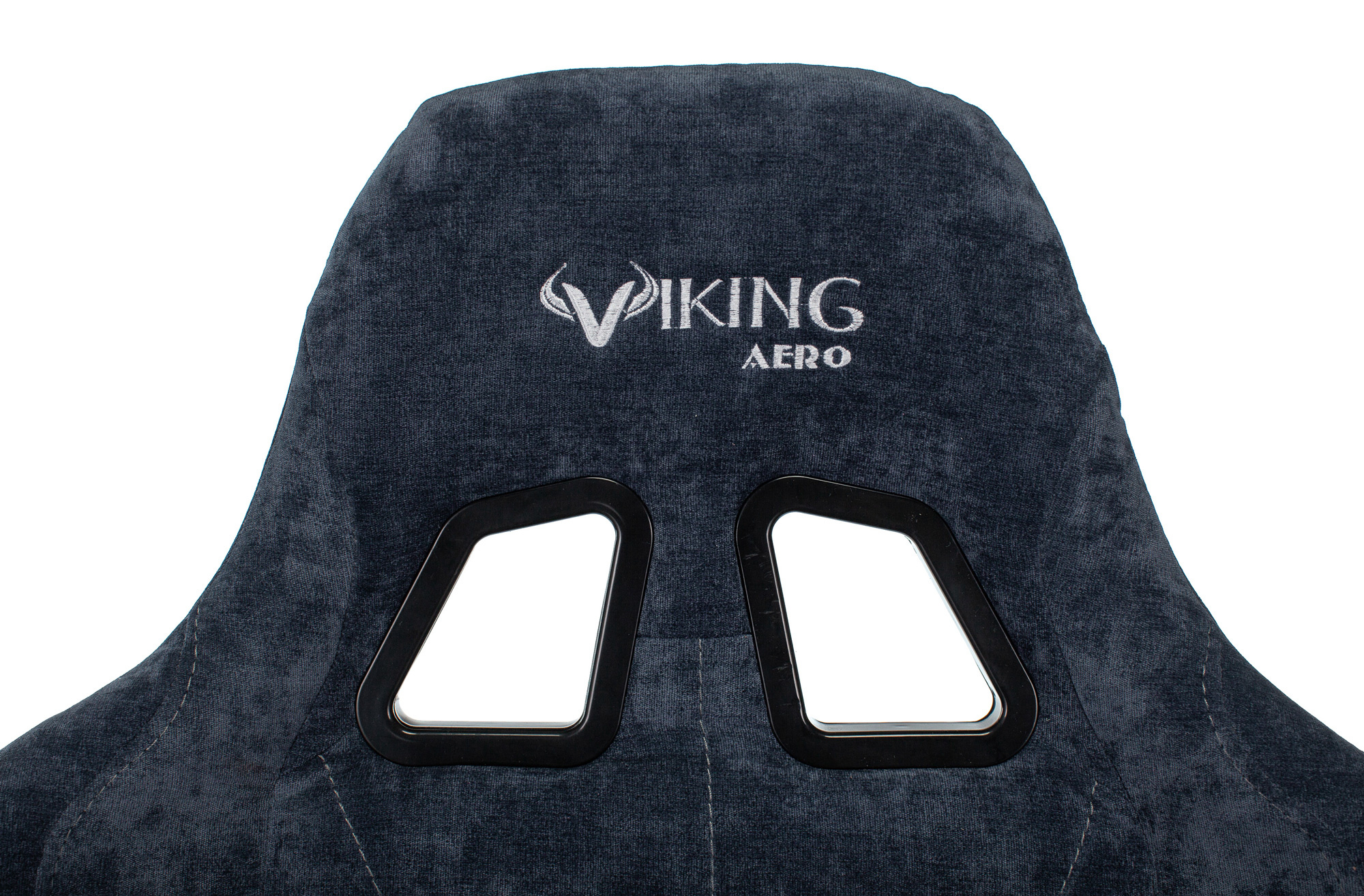 Кресло игровое Zombie VIKING KNIGHT Fabric синий Light-27 с подголов. крестов. металл