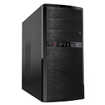 Корпус MiniTower Powerman ES722 Black _____ 2*USB 2.0,HD,Audio mATX(без блока питания)