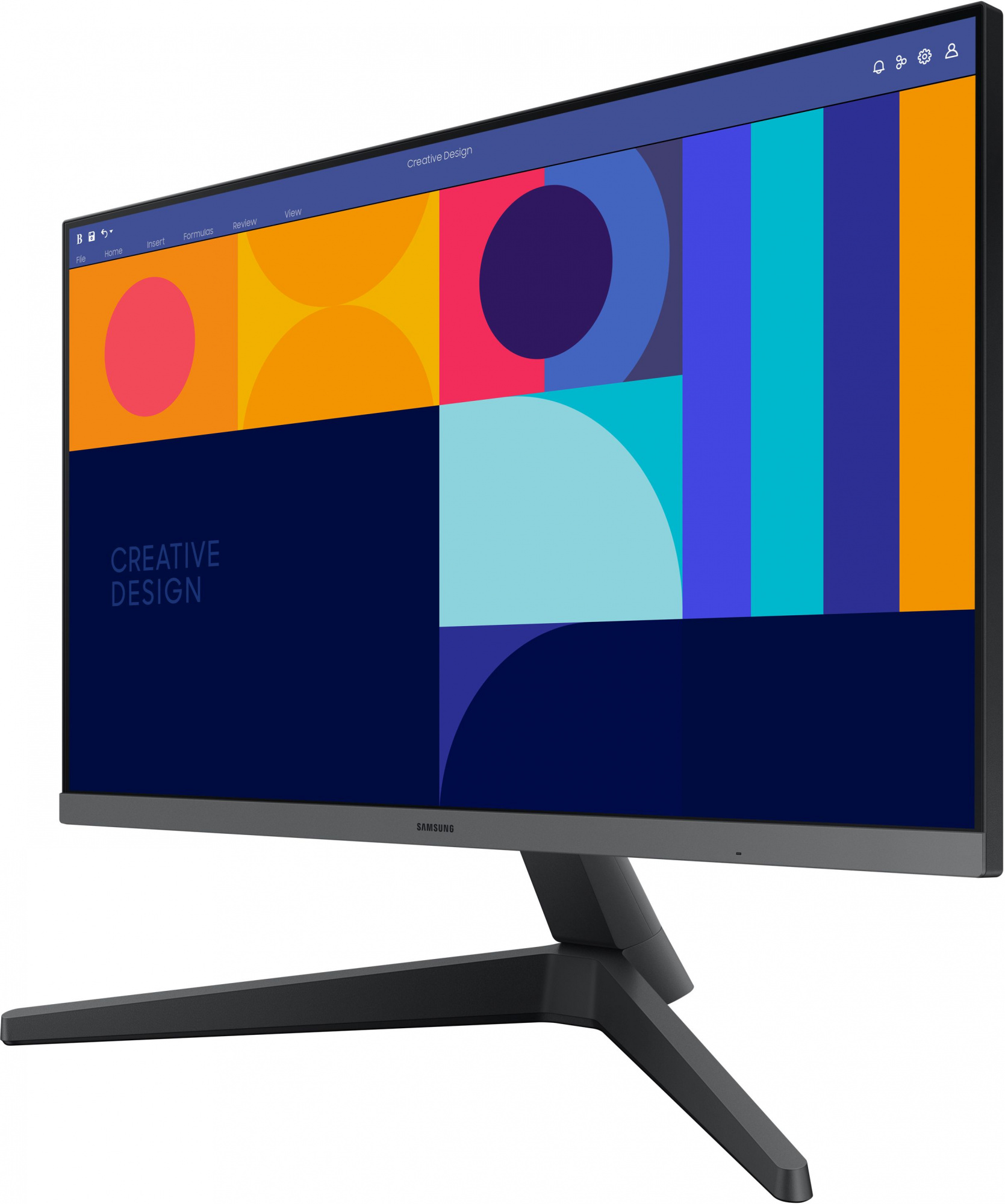 Монитор Samsung 24" S24C330GAI черный IPS LED 1ms 16:9 HDMI полуматовая 250cd 178гр/178гр 1920x1080 100Hz FreeSync DP WQ USB 2.9кг