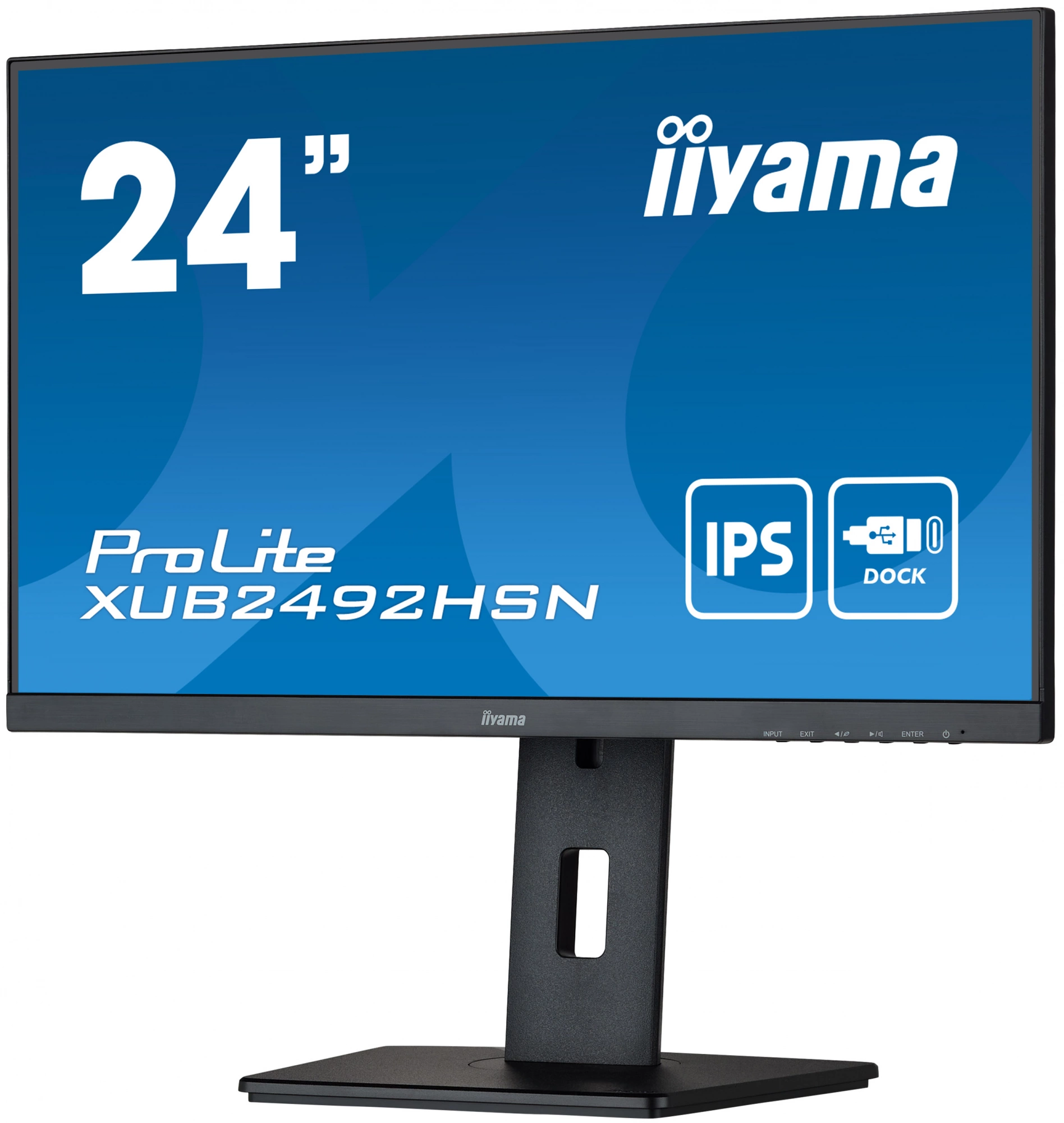 Монитор LCD 24'' 16:9 1920х1080(FHD) IPS, nonGLARE, 250cd/m2, H178°/V178°, 1000:1, 80M:1, 16.7M, 4ms, HDMI, DP, USBх2, USB-C x1, Black