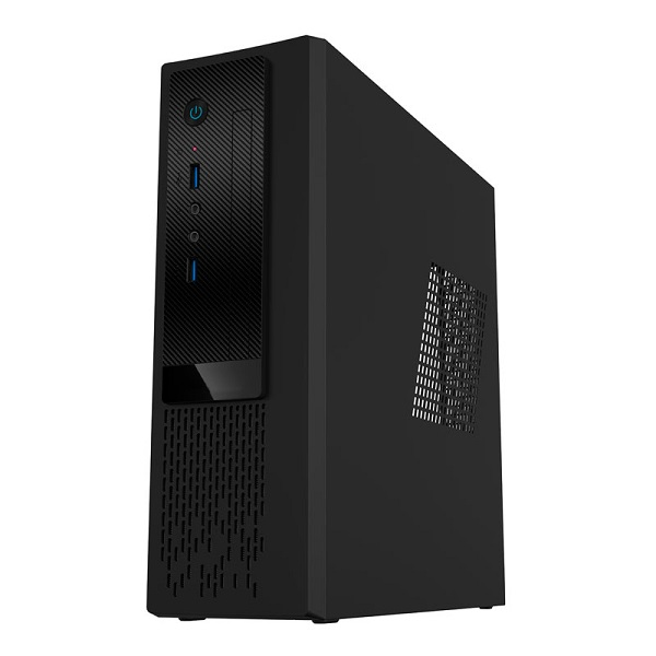 Корпус Slim Case Powerman PS201A-BK PM-300TFX U3.0*2+A(HD)+FAN Mini-ITX