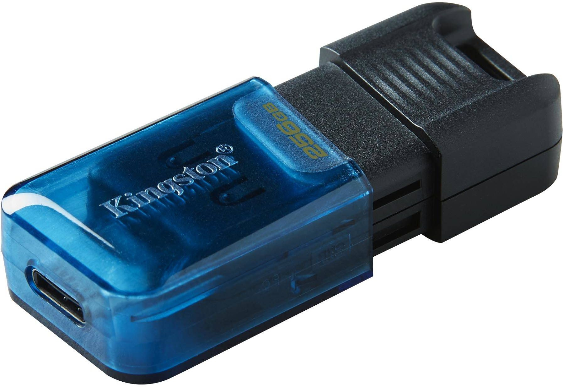 Флеш Диск Kingston 256Gb DataTraveler 80 M Type-C DT80M/256GB USB3.2 черный