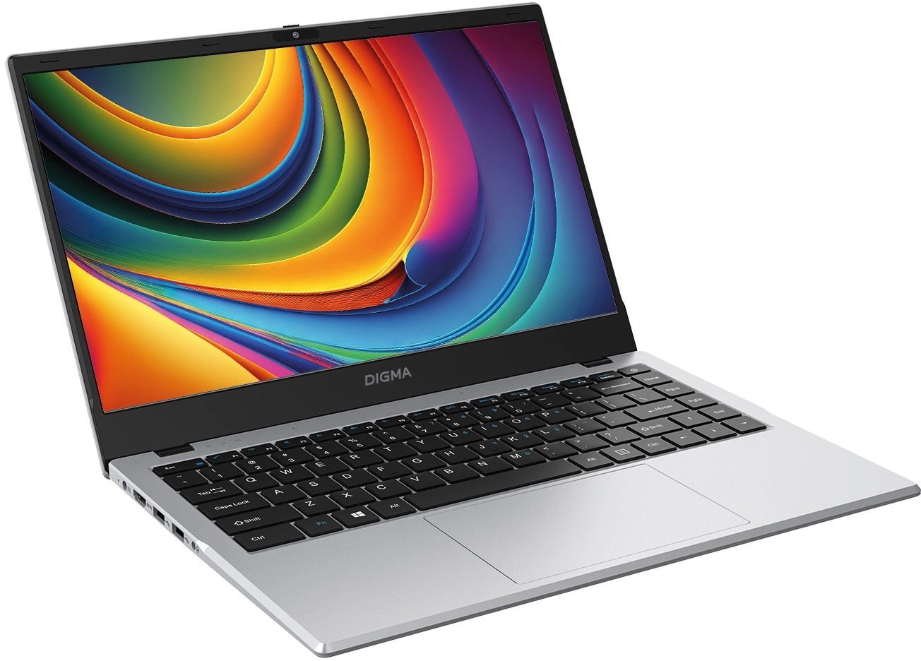 Ноутбук Digma EVE C4801 N100 8Gb SSD256Gb Intel UHD Graphics 14" IPS FHD (1920x1080) Windows 11 Professional silver WiFi BT Cam 5900mAh (DN14N1-8CXW01)