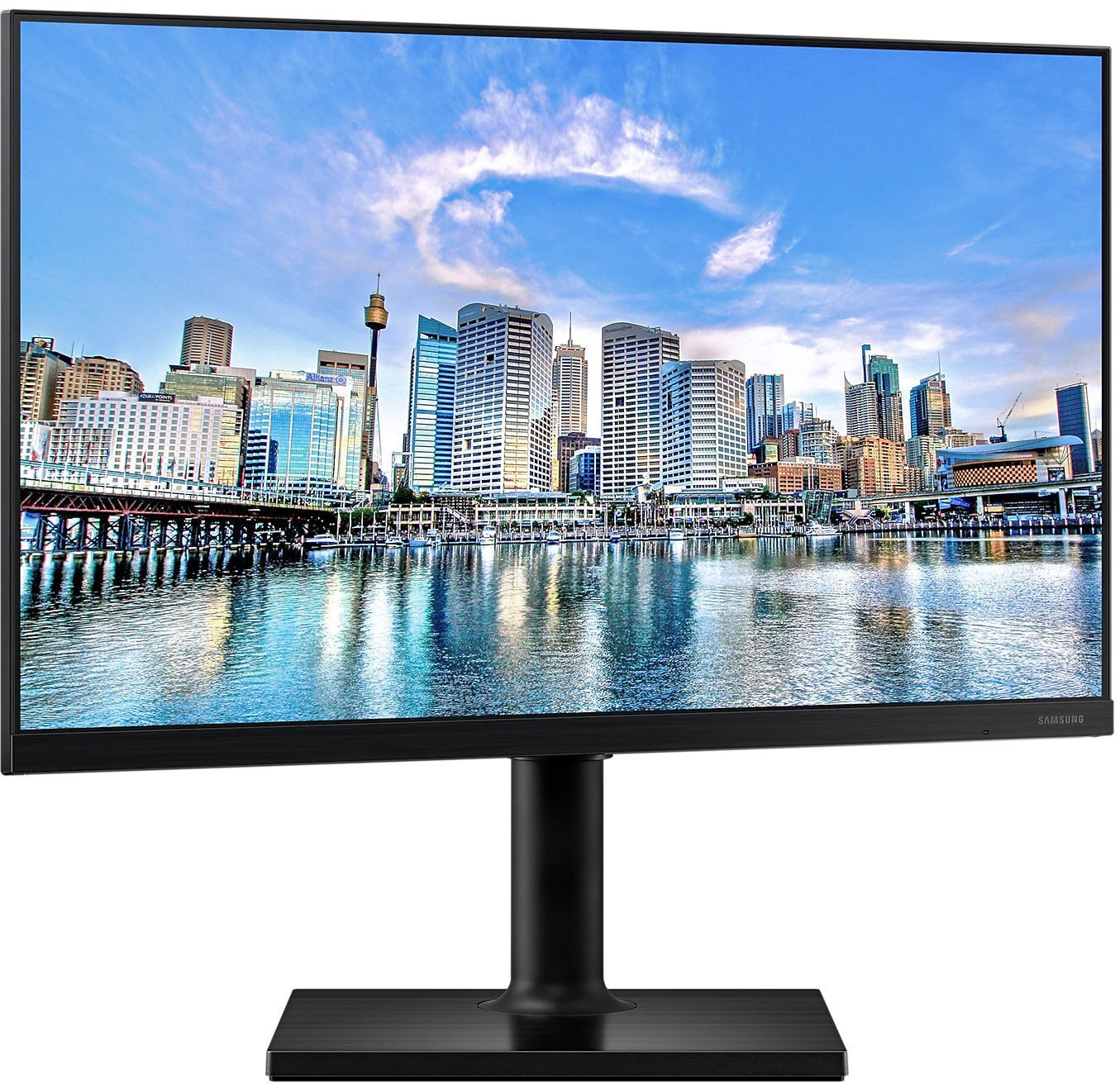 Монитор Samsung 27" F27T450FZU черный IPS LED 16:9 HDMI M/M полуматовая HAS Piv 250cd 178гр/178гр 1920x1080 75Hz FreeSync DP FHD USB 4.6кг