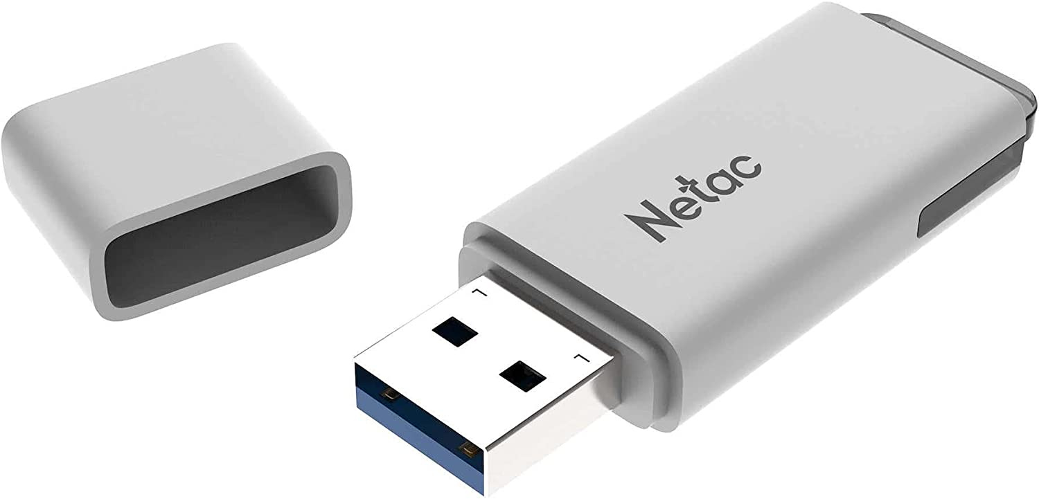 Флеш Диск Netac 8Gb U185 NT03U185N-008G-20WH USB2.0 белый