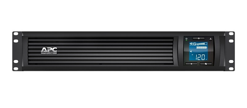 Источник бесперебойного питания APC Smart-UPS C 1000VA/600W, 2U RackMount, 230V, Line-Interactive, LCD, 1 year warranty(REP. SMC1000I-2U)