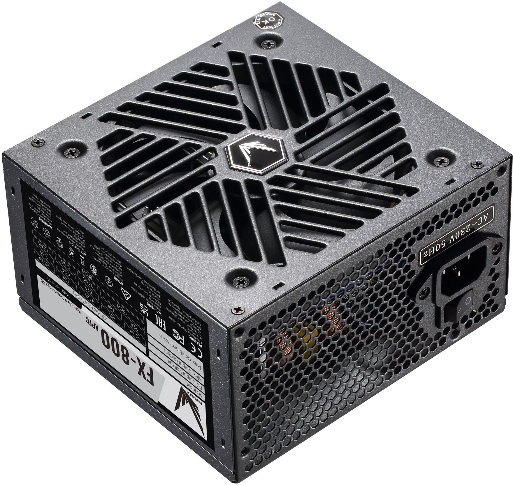 Блок питания Formula ATX 800W FX-800 (20+4pin) APFC 120mm fan 7xSATA RTL