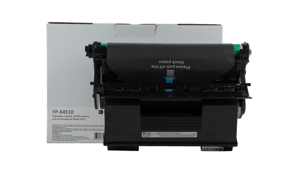 Картридж F+ imaging, черный, 19 000 страниц, для Xerox моделей Phaser 4510 (аналог 113R00712), FP-X4510