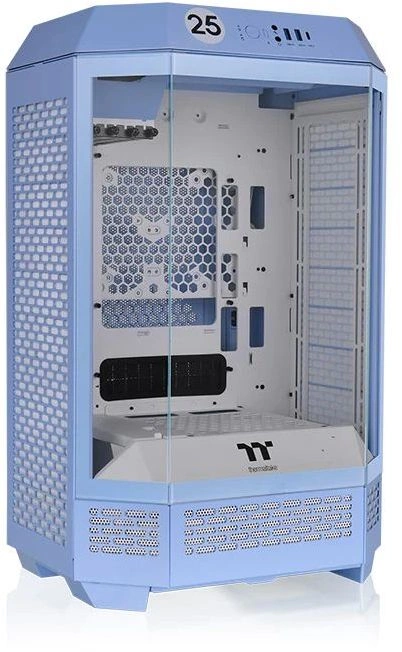 Корпус Thermaltake The Tower 300 Hydrangea голубой без БП miniITX 7x120mm 5x140mm 2xUSB3.0 audio bott PSU