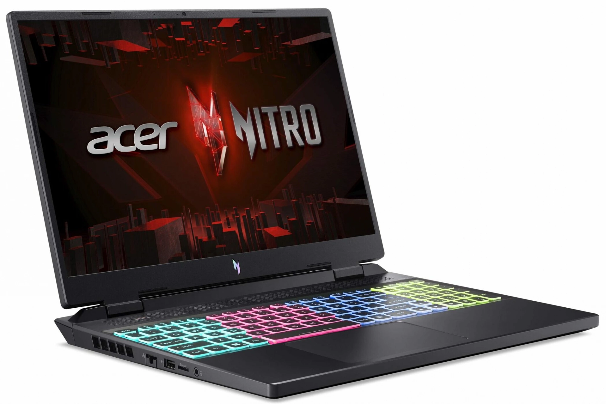 Ноутбук Acer Nitro 16 AN16-41-R3YQ Ryzen 7 7735H 16Gb SSD1Tb NVIDIA GeForce RTX4070 8Gb 16" IPS WQXGA (2560x1600) Windows 11 Home Single Language black WiFi BT Cam (NH.QKDCD.001)