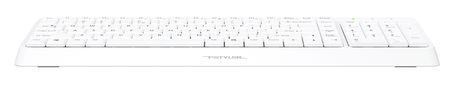 Клавиатура A4Tech Fstyler FK15 белый USB (FK15 WHITE)