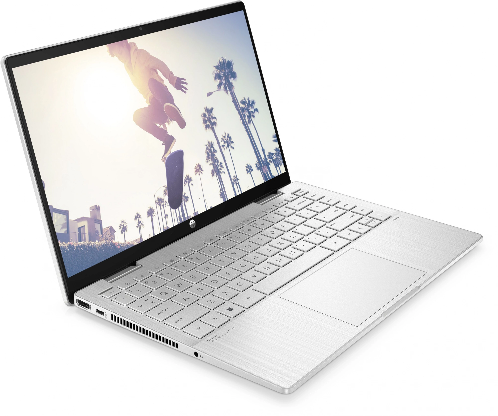 Ноутбук HP Pavilion x360 14-ek2005ci Core 5 120U 16Gb SSD512Gb Intel Graphics 14" IPS Touch FHD (1920x1080) Free DOS silver WiFi BT Cam (A16JVEA)