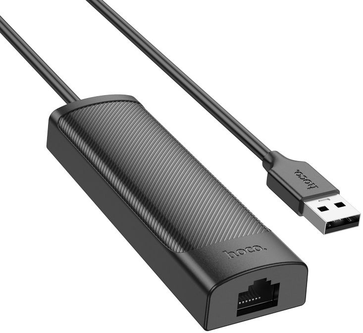 Разветвитель USB Hoco HB42 3порт. черный