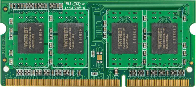 Память DDR3 4Gb 1600MHz Patriot PSD34G160081S RTL PC3-12800 CL11 SO-DIMM 204-pin 1.5В single rank Ret