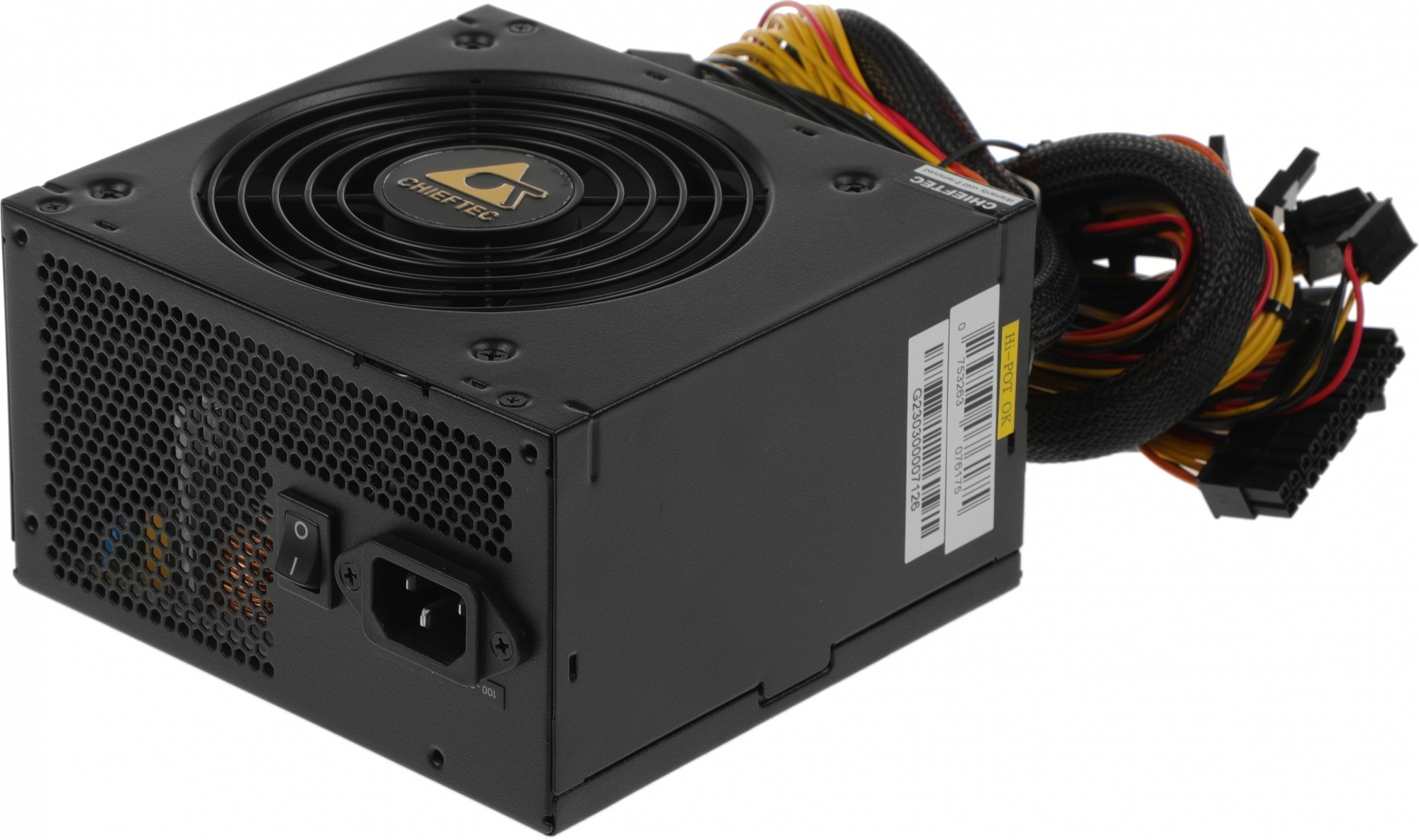 Блок питания Chieftec ATX 700W CORE BBS-700S-Bulk 80+ gold 24pin APFC 120mm fan 6xSATA