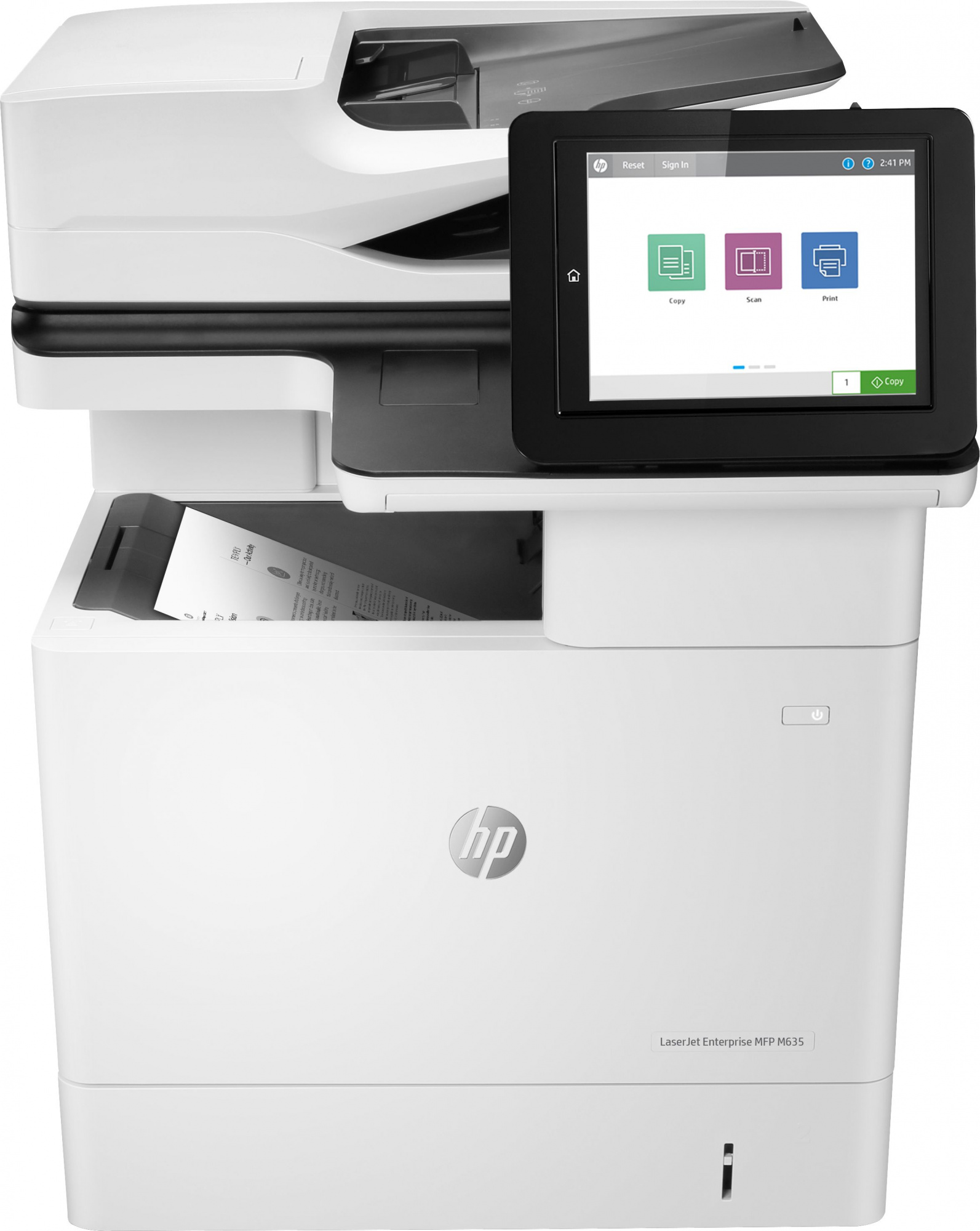 МФУ лазерный HP LaserJet Enterprise M635h (7PS97A) A4 Duplex Net белый/черный