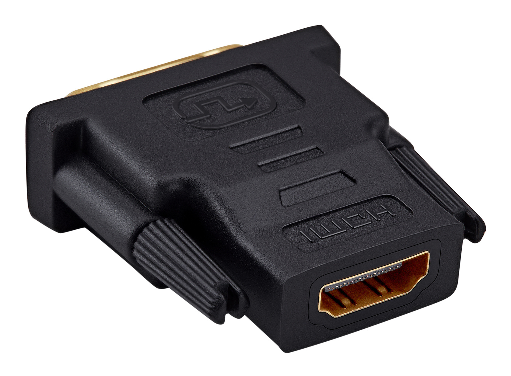 Переходник Buro HDMI (f) DVI-D (m) (HDMI-19FDVID-M_ADPT) черный