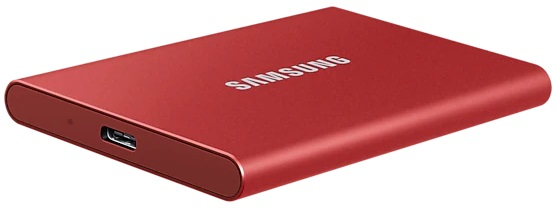 Твердотельный накопитель SSD Samsung T7 Touch External 500Gb RED USB 3.2 (MU-PC500R/WW ) 1year