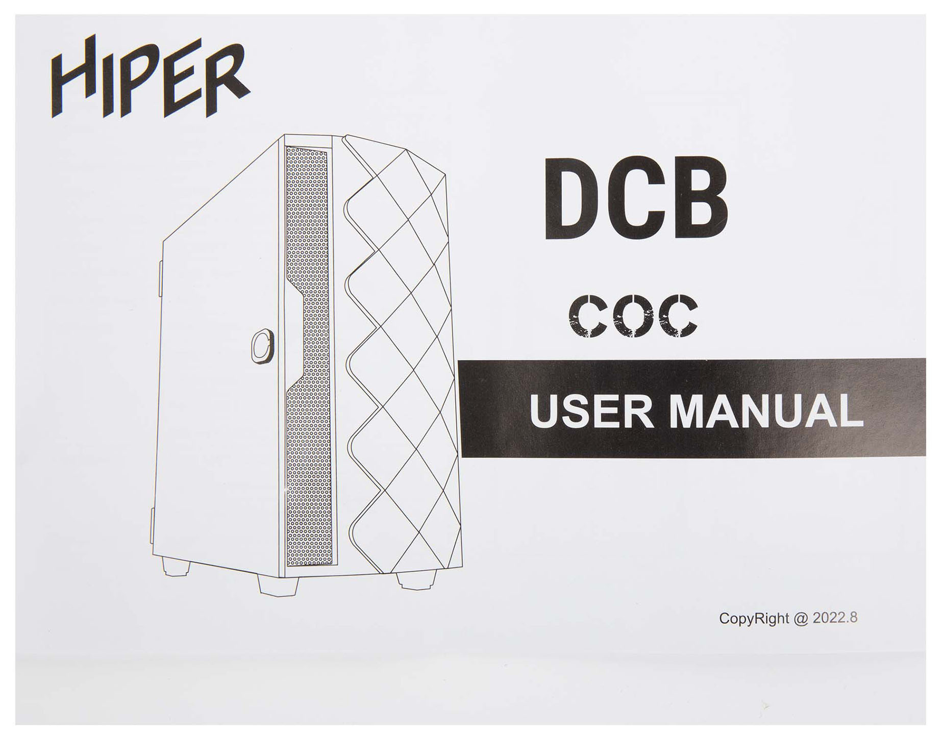 Корпус Hiper DCB черный без БП ATX 5x120mm 5x140mm 1xUSB2.0 1xUSB3.0 audio bott PSU