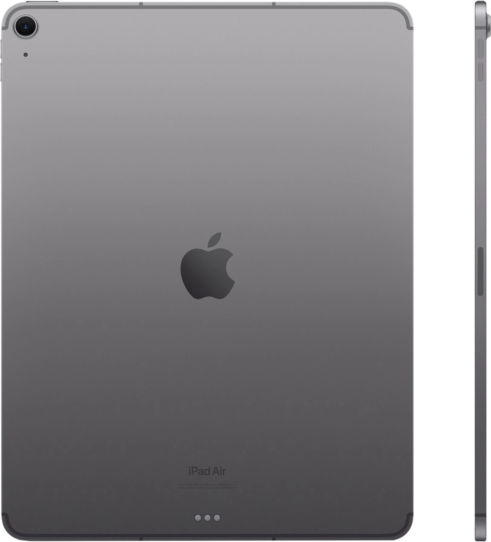 Планшет Apple iPad Air 2024 A2899 2.99 8C RAM8Gb ROM128Gb 13" IPS 2732x2048 LTE eSIM iOS серый космос 12Mpix 12Mpix BT GPS WiFi Touch 9hr