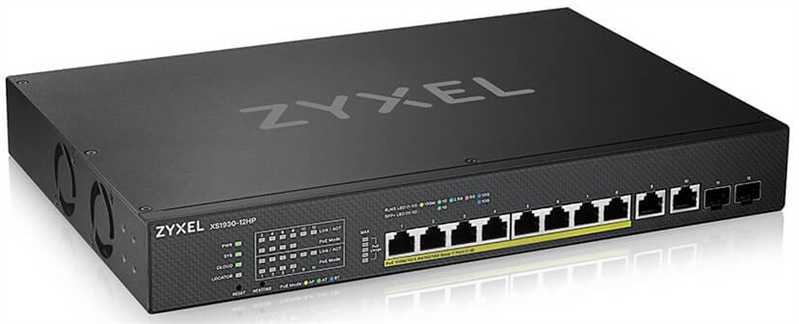 Коммутатор Zyxel XS1930-12HP-ZZ0101F (L2+) 10x10Гбит/с 2SFP+ 8PoE++ 375W управляемый