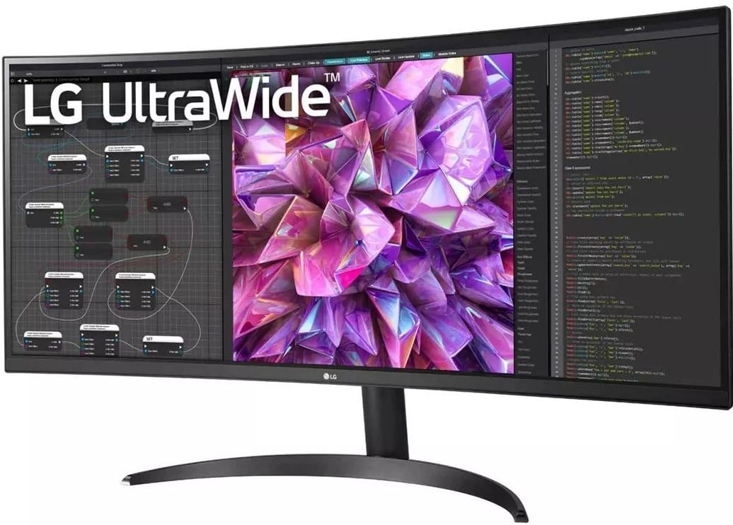 Монитор LG 34" UltraWide 34WQ60C-B черный IPS LED 21:9 HDMI матовая 300cd 178гр/178гр 3440x1440 60Hz DP WQ 6.9кг