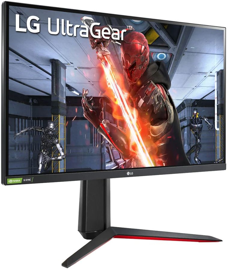 Монитор LG 27" UltraGear 27GN650-B черный/красный IPS LED 1ms 16:9 HDMI матовая HAS Piv 1000:1 350cd 178гр/178гр 1920x1080 144Hz G-Sync DP FHD 7.2кг