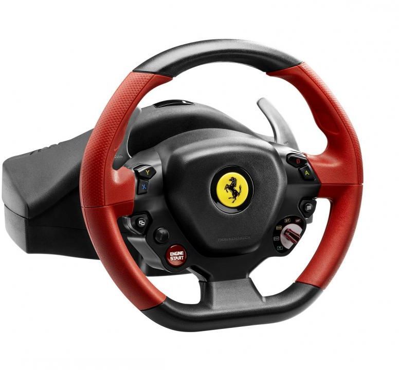 Руль ThrustMaster Ferarri 458 12кноп. (с педалями) черный/красный