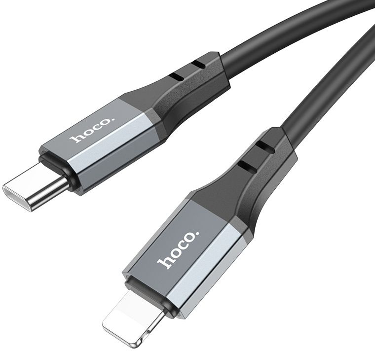 Кабель Hoco X92 Honest PD USB Type-C (m)-Lightning (m) 3м черный коробка