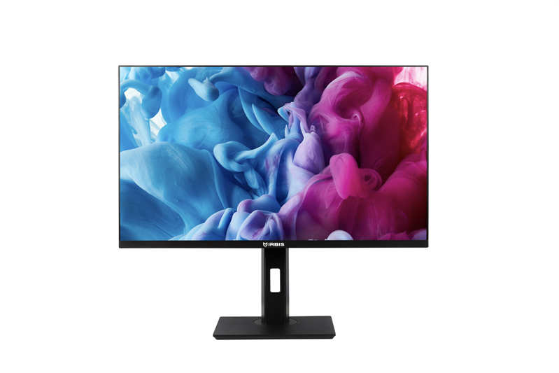 Монитор IRBIS SMARTVIEW 27'' LED Monitor 1920x1080, 16:9, IPS, 250 cd/m2, 1000:1, 3ms, 178°/178° VGA HDMI DP USB Audio out 75Hz Tilt Height Swivel Pivot Camera 5 mp Speak внутр. бп Black 3y  (C (потертости.)