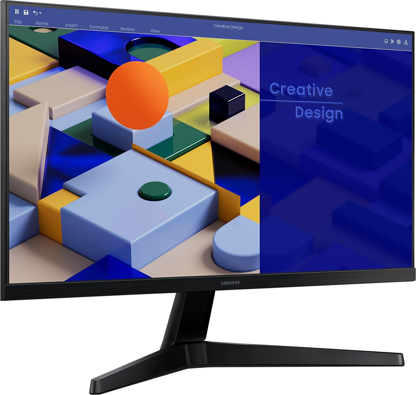 Монитор Samsung 27" S27C310EAI черный IPS LED 16:9 HDMI матовая 250cd 178гр/178гр 1920x1080 75Hz FreeSync VGA FHD 3.8кг