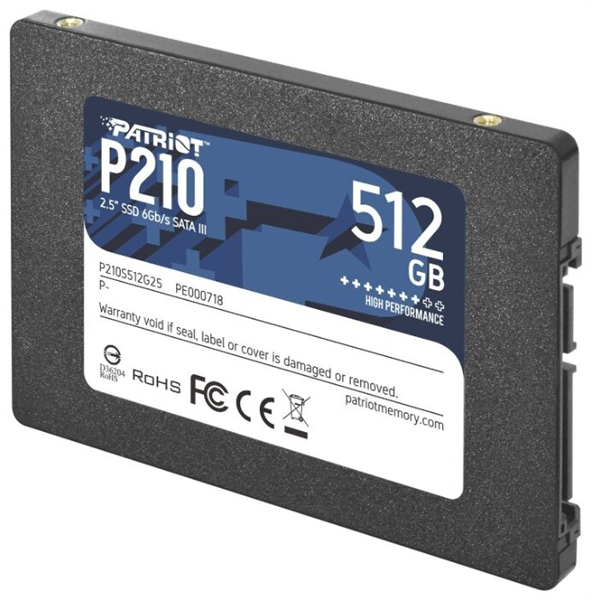 Накопитель SSD Patriot SATA-III 512GB P210S512G25 P210 2.5"