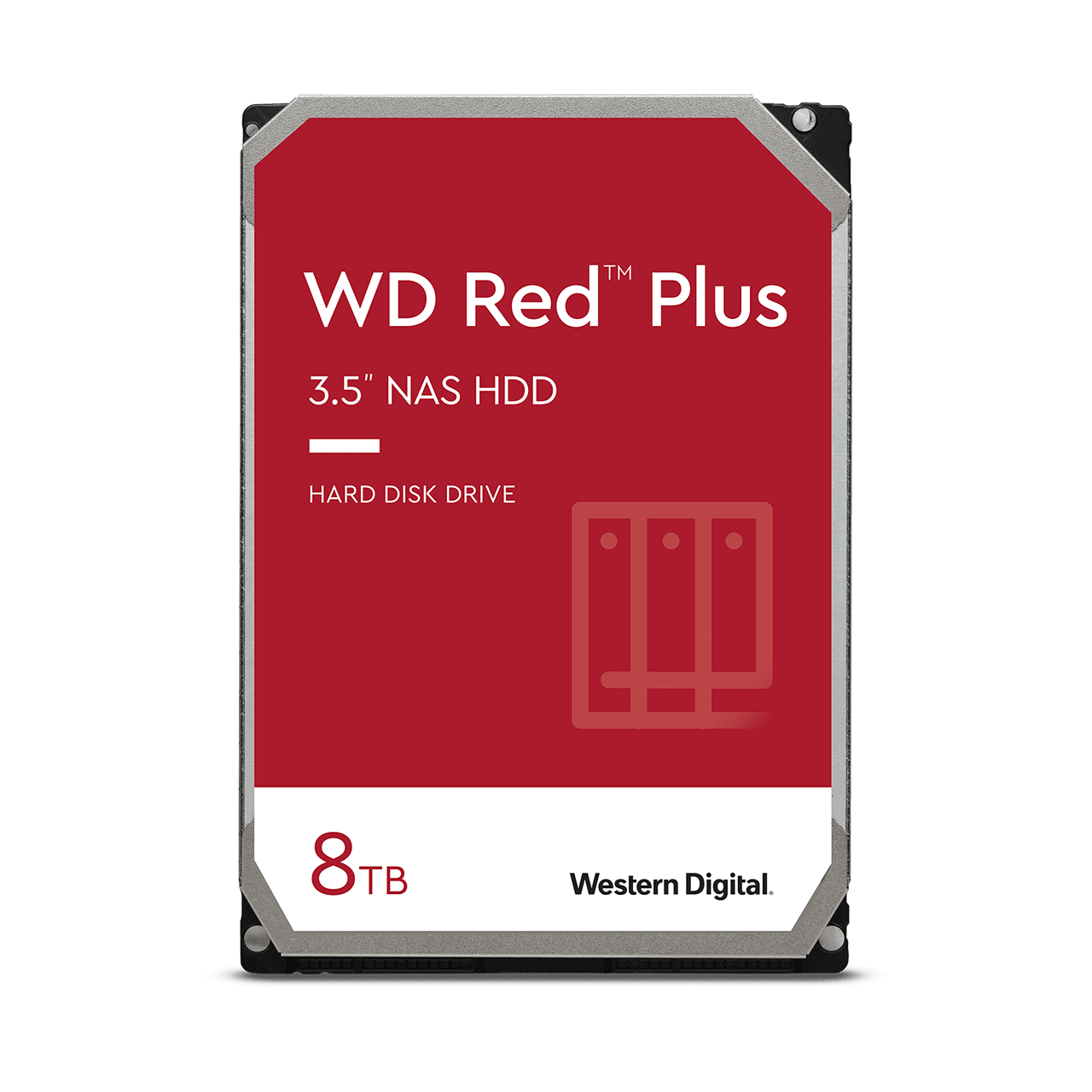 8TB WD80EFZZ Red Plus, SATA3, 256MB, 5400 rpm 3.5" HDD (887944)