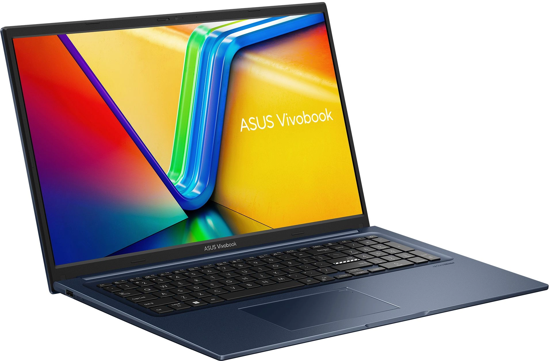 Ноутбук Asus Vivobook 17 X1704VA-AU473 Core i7 1355U 16Gb SSD512Gb Intel Iris Xe graphics 17.3" IPS FHD (1920x1080) noOS blue WiFi BT Cam (90NB10V2-M00FT0)