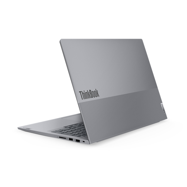 Ноутбук Lenovo ThinkBook 16 G6 IRL 16" WUXGA (1920x1200) IPS AG 300N, i3-1315U 1.2GHz, 1x8GB DDR5 5200, 256GB SSD M.2, Intel UHD, WiFi 6, BT, FPR, FHD Cam, 45Wh, 65W USB-C Slim, NoOS, 1Y, 1.7kg