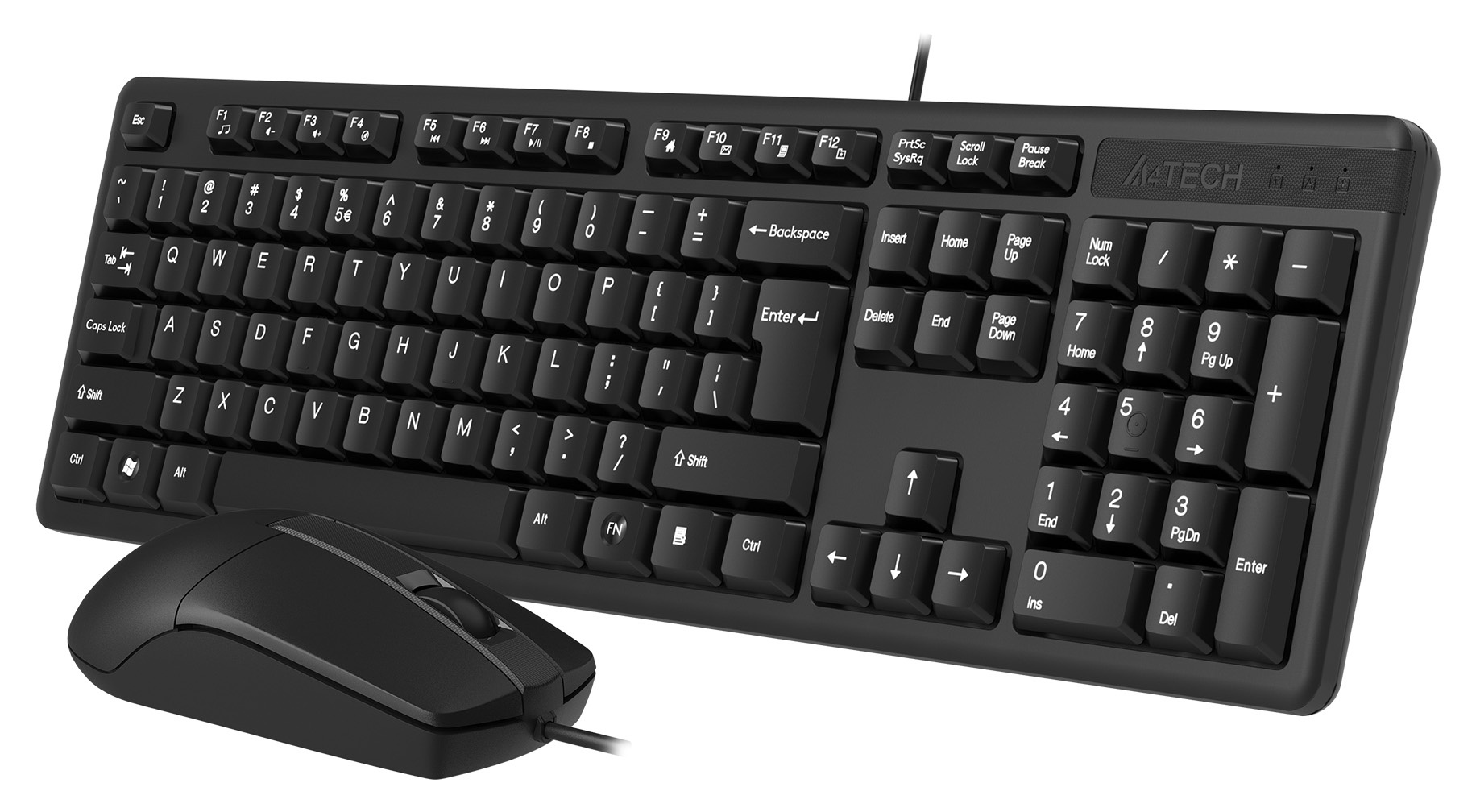 Клавиатура + мышь A4Tech KK-3330S клав:черный мышь:черный USB (KK-3330S USB (BLACK))