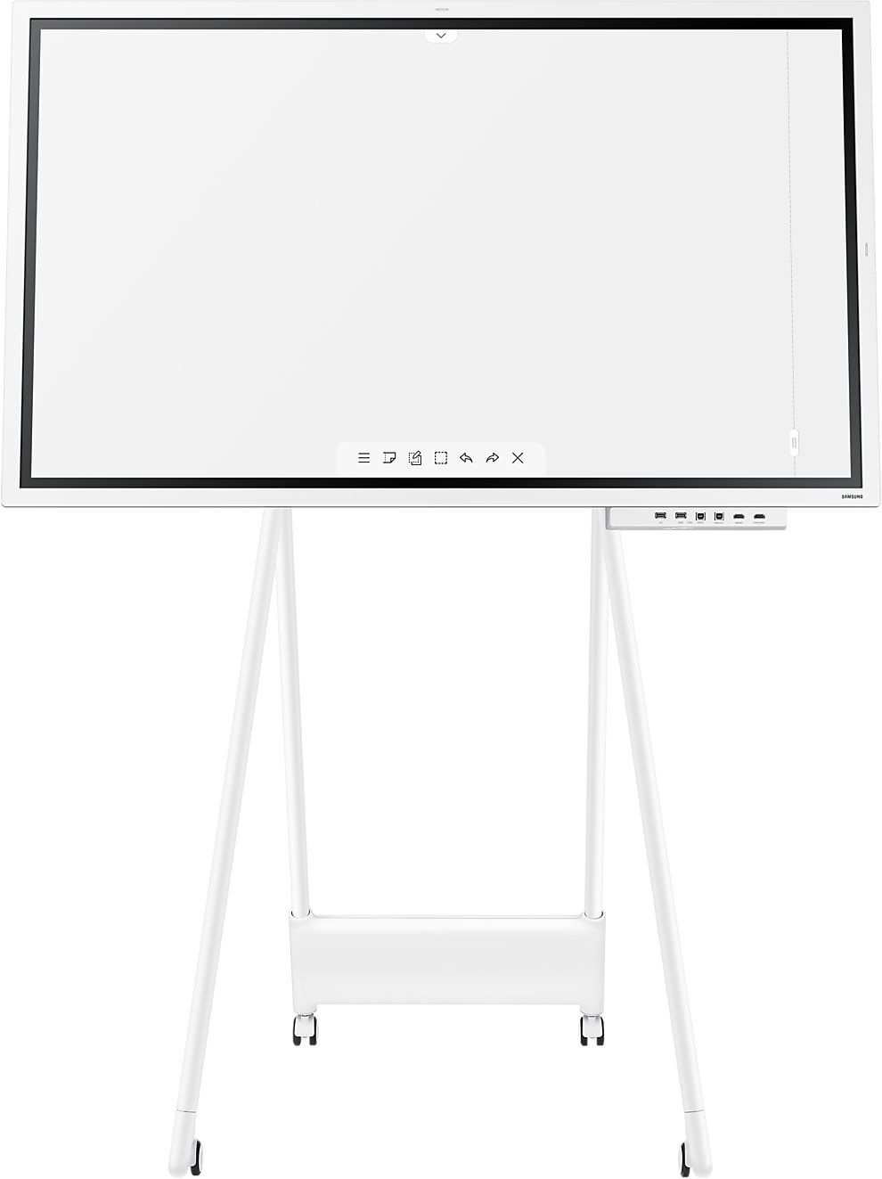 Панель Samsung 55" Flip Chart WM55B белый E-LED BLU LED 8ms 16:9 HDMI M/M матовая 350cd 178гр/178гр 3840x2160 4K USB 28.2кг