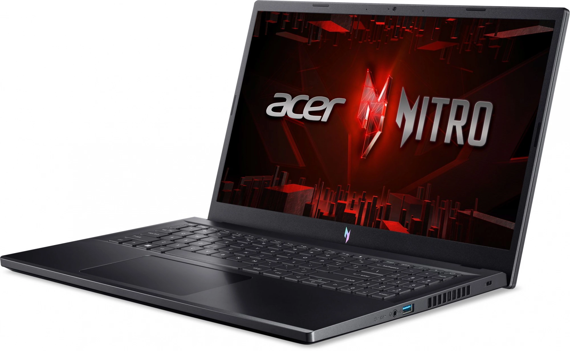 Ноутбук Acer Nitro V 15 ANV15-51-54DB Core i5 13420H 16Gb SSD512Gb NVIDIA GeForce RTX 2050 4Gb 15.6" IPS FHD (1920x1080) noOS black WiFi BT Cam (NH.QNACD.003)