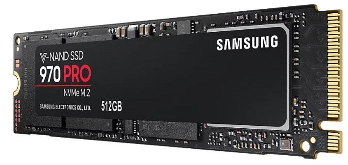 Твердотельный накопитель SSD M.2 (PCI-E NVMe) 512Gb Samsung 970 PRO (R3500/W2300MB/s) (MZ-V7P512BW) 1year