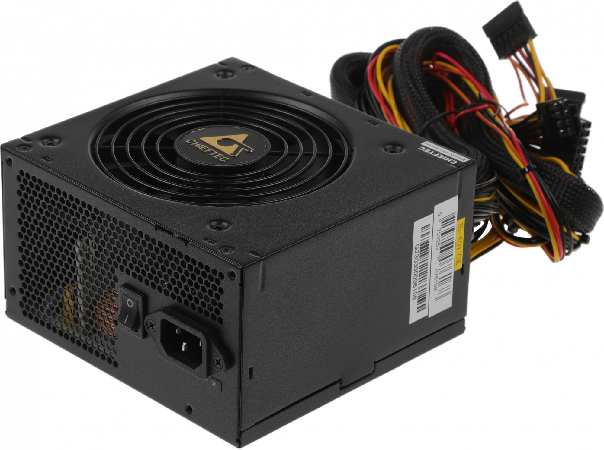 Блок питания Chieftec ATX 600W CORE BBS-600S-Bulk 80+ gold 24pin APFC 120mm fan 6xSATA