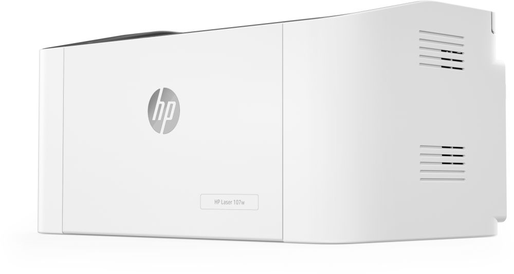 Принтер лазерный HP Laser 107w (4ZB78A) A4 WiFi белый