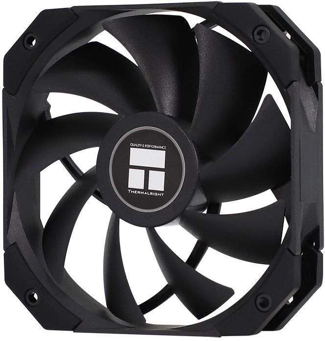 Вентилятор Thermalright TL-D12B черный 4-pin 25.2dB 120gr Ret