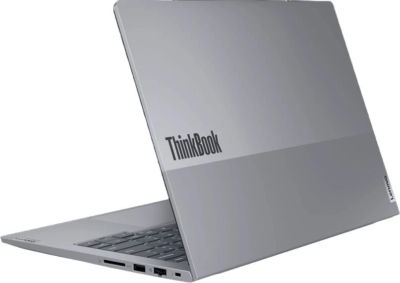 Ноутбук Lenovo Thinkbook 14 G6 IRL Core i7 13700H 8Gb SSD512Gb Intel Iris Xe graphics 14" IPS WUXGA (1920x1200) noOS grey WiFi BT Cam Bag (21KG005QEV)