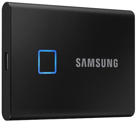 Твердотельный накопитель SSD Samsung T7 External 2Tb BLACK USB 3.2 (MU-PC2T0K/WW), 1year