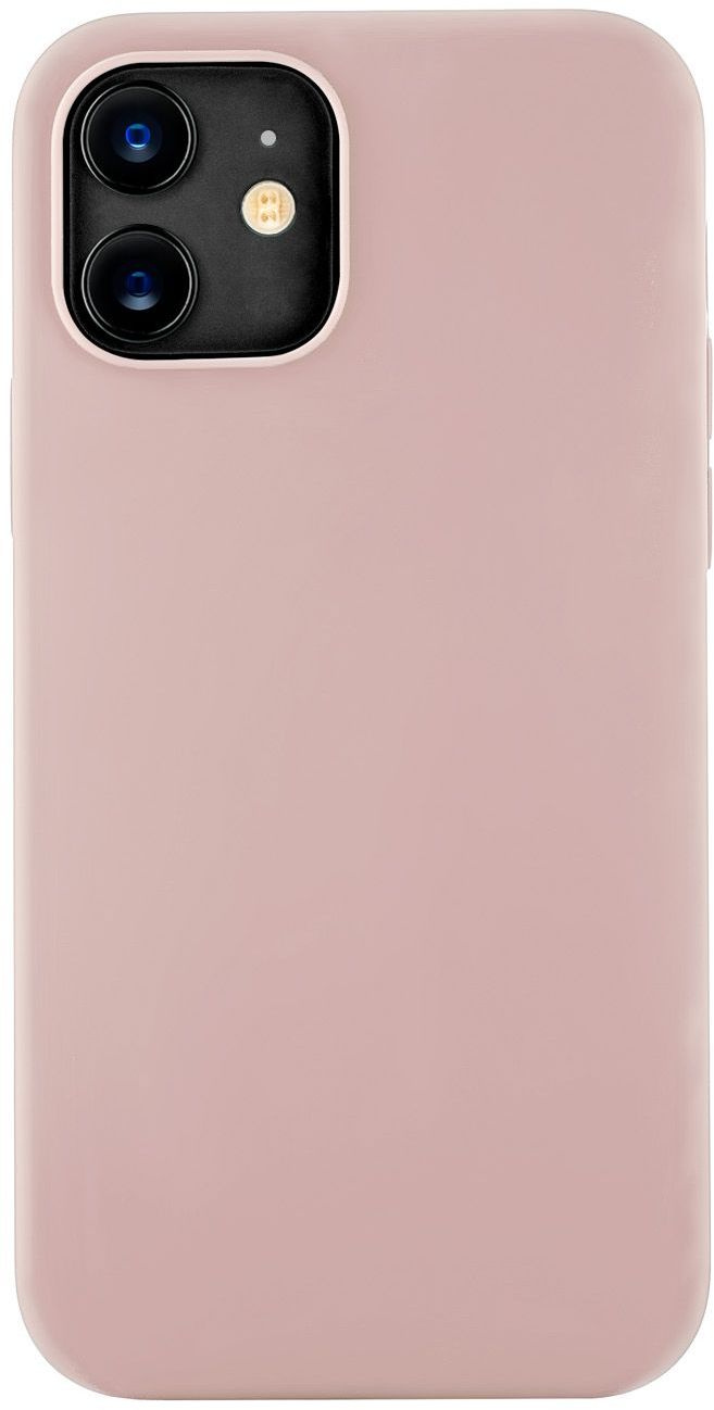 Чехол (клип-кейс) uBear для Apple iPhone 12 mini Touch Case светло-розовый (CS61LR54TH-I20)